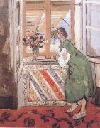 Young Girl in a Green Dress (mk35) Henri Matisse
